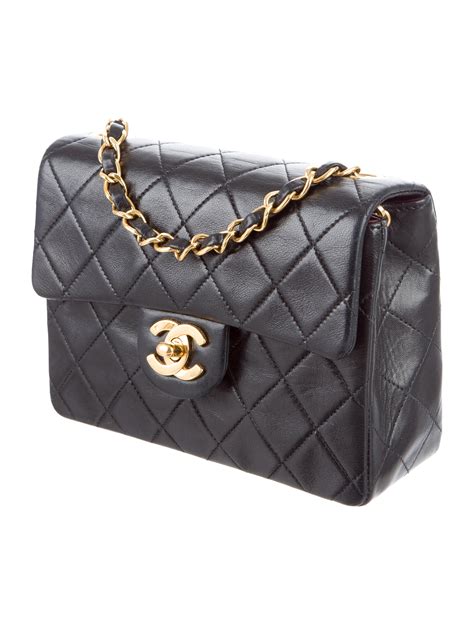 chanel classic mini square dark grey|chanel bags for sale.